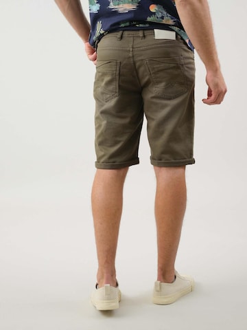 Deeluxe Slimfit Broek 'BART' in Groen