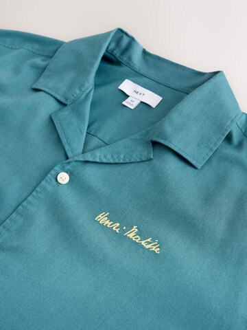 Next - Ajuste regular Camisa 'Matisse' en azul