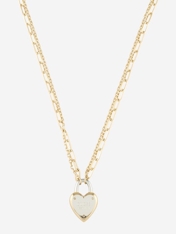GUESS Necklace 'HEART LOCK' in Yellow