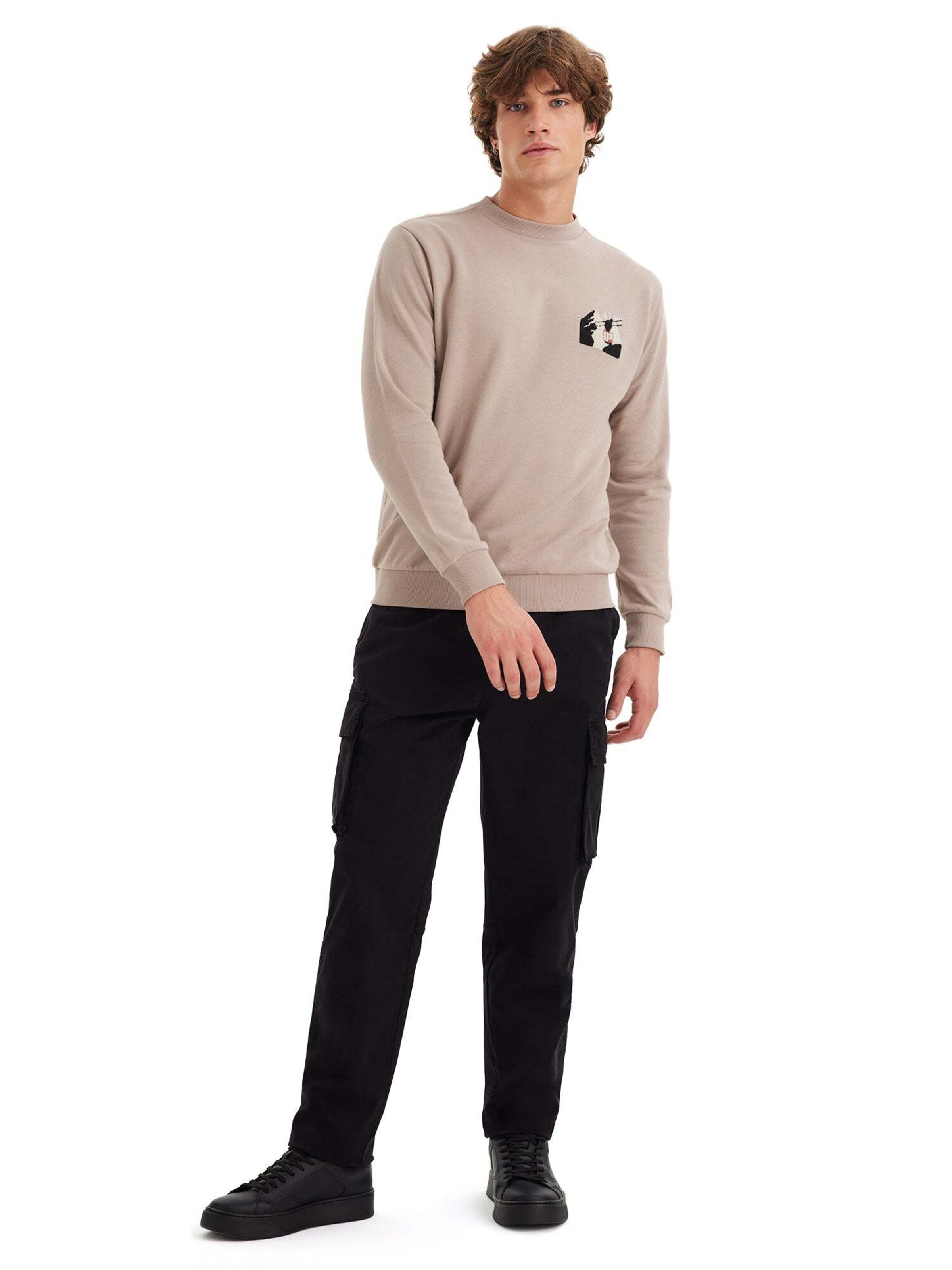 WESTMARK LONDON Sweatshirt 'Destination Alps' i beige