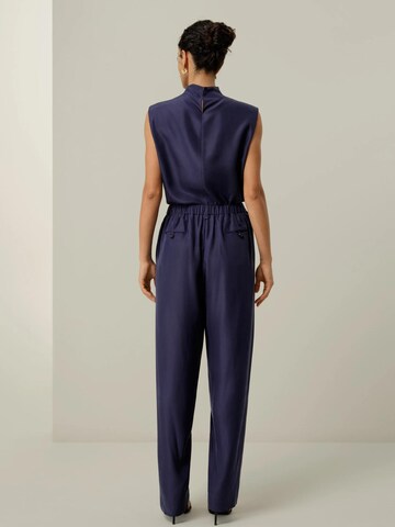 Lilysilk Blouse 'Ärmelloses Top aus leichter Seide-Habotai' in Blauw