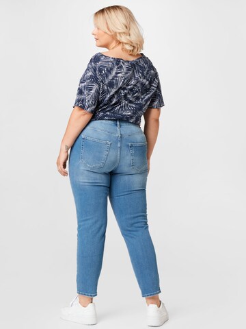 ONLY Curve Regular Jeans 'VENEDA' in Blauw