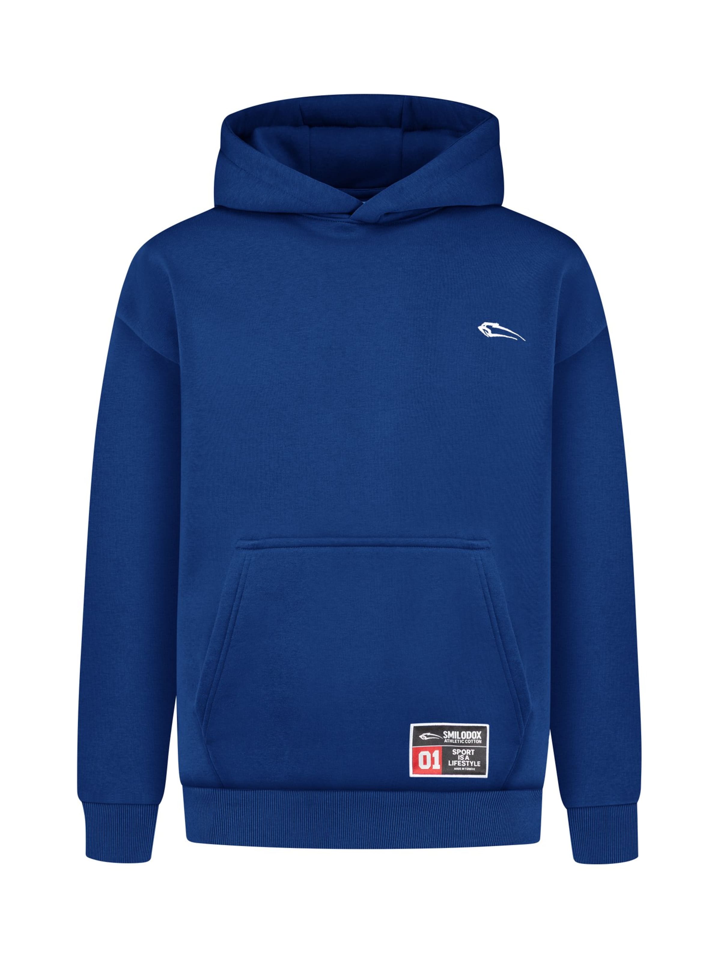 Smilodox Sweatshirt in Blue: front