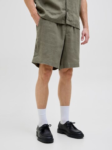 Wide leg Pantaloni chino 'JPSTBill JJLawrence' di JACK & JONES in verde: frontale