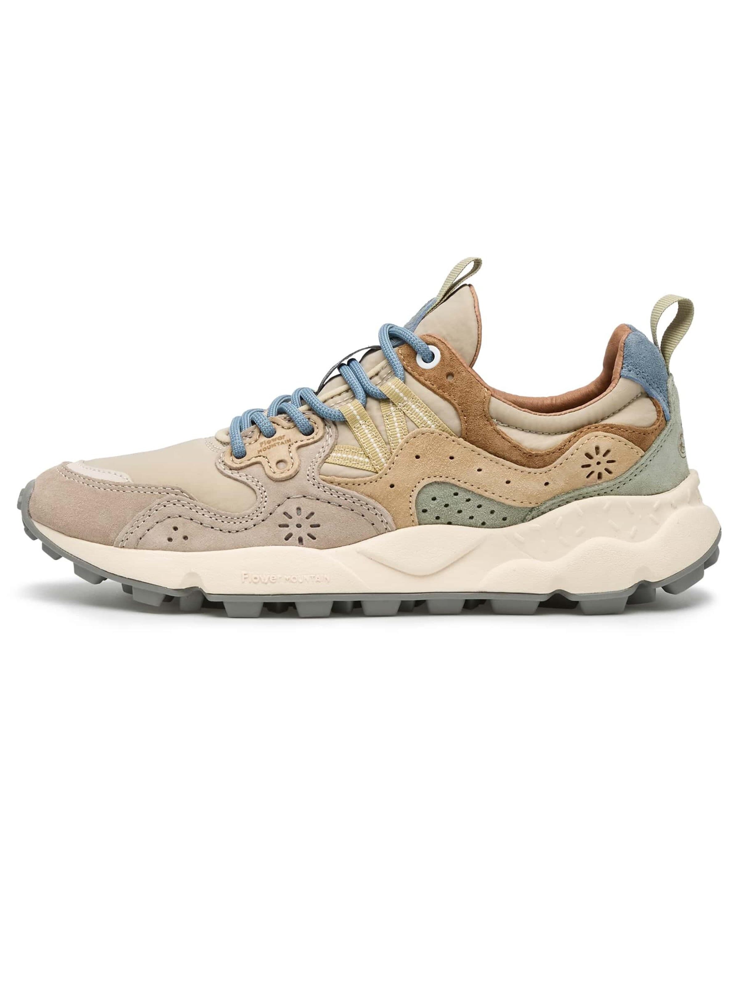 Flower Mountain Sneakers laag 'YAMANO 3 UNI' in Beige: voorkant