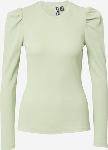 PIECES Shirt 'Anna' in Groen: voorkant