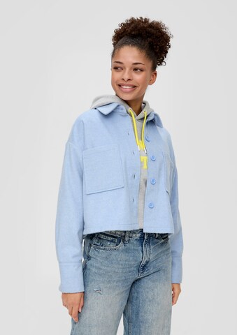 QS Between-Season Jacket in Blue: front