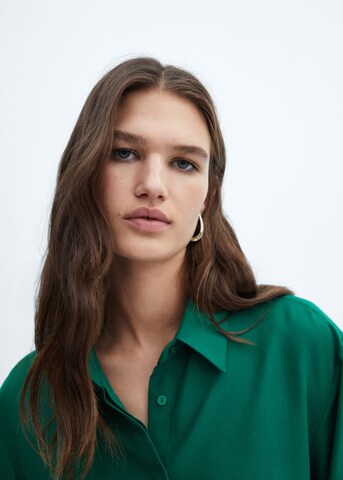MANGO Blouse 'Lime' in Groen
