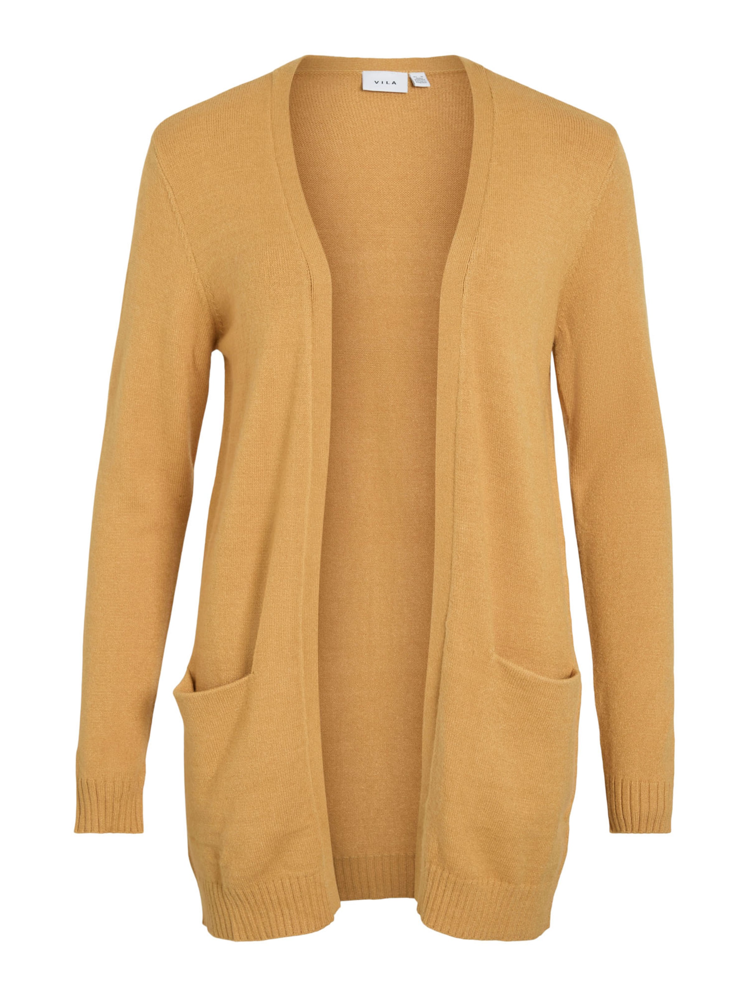 VILA Kardigan 'VIRil' – žlutá: přední strana