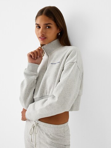 Bershka Sweatshirt in Grau