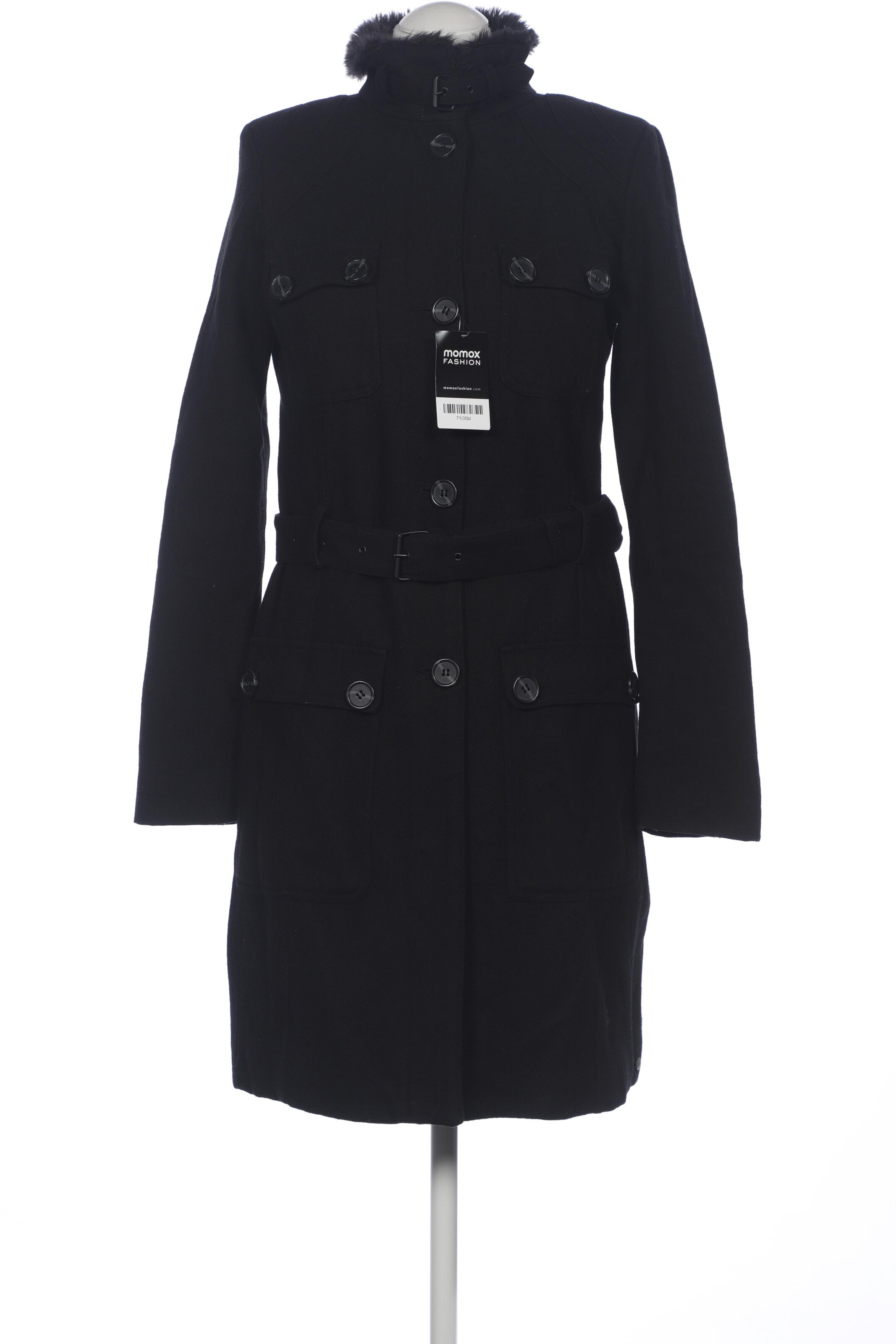 BONOBO Mantel M in Schwarz: Vorderseite