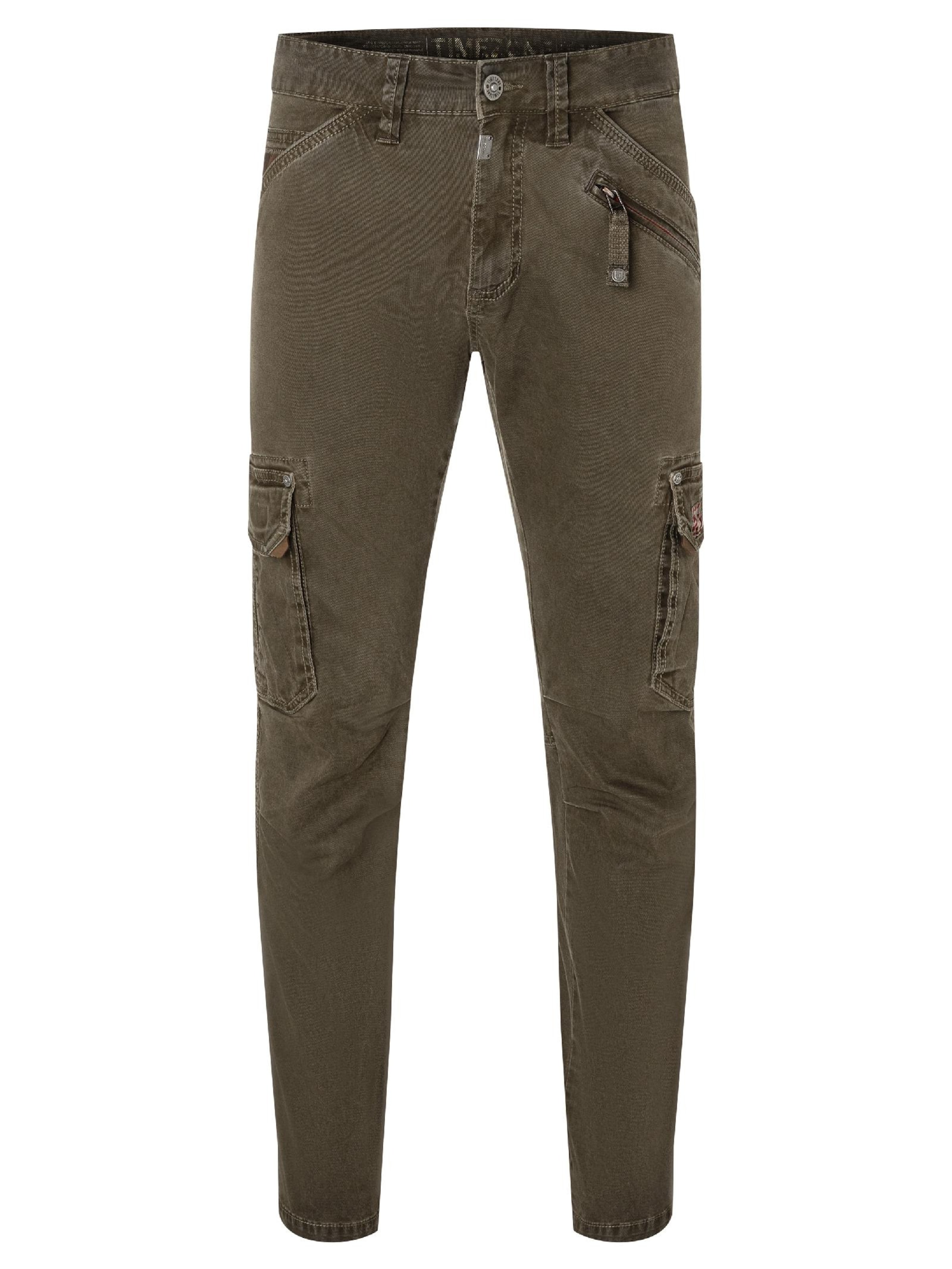 TIMEZONE Cargo Pants 'Regular RogerTZ' in Green: front