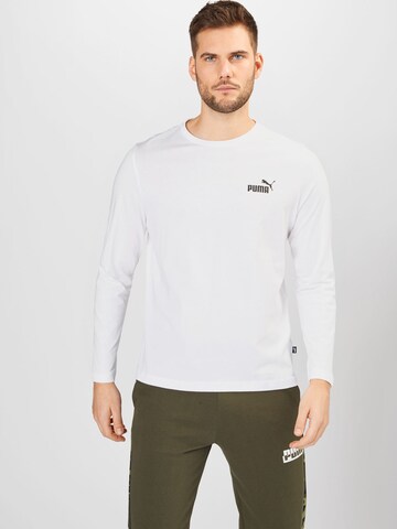 PUMA Shirt 'Essenials' in Weiß: predná strana