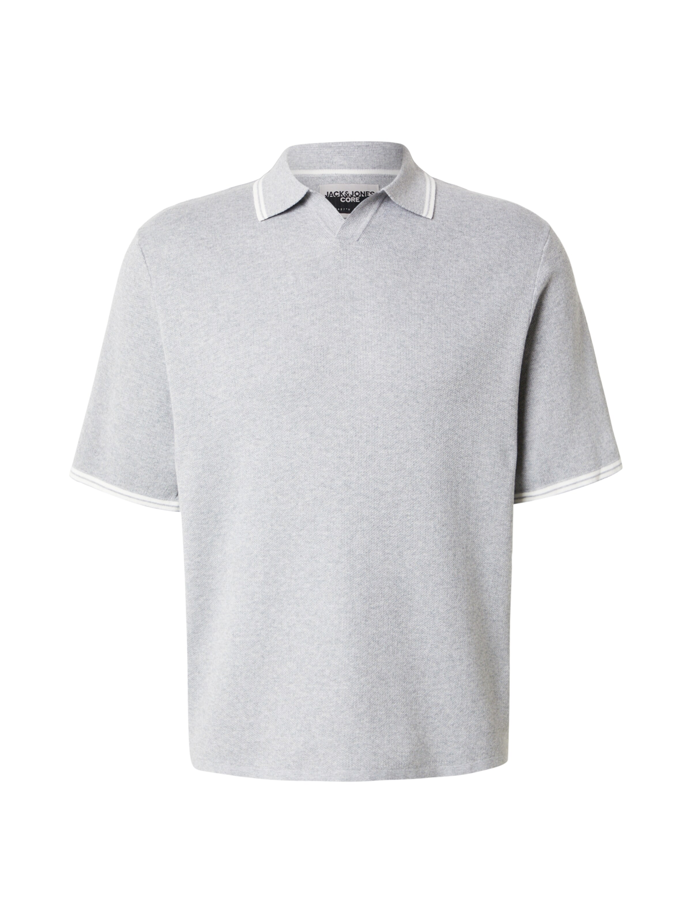 JACK & JONES Kampsun 'JCOBREEZE', värv hall: eest vaates