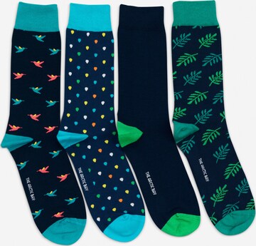 Chaussettes 'DEEP BLUE EDITION Gift box 4 Pack Unisex' The Arctic Bay en mélange de couleurs : devant