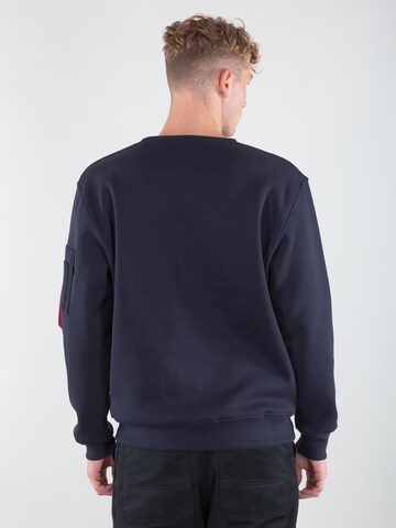 ALPHA INDUSTRIES - Sweatshirt em azul