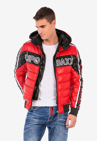 Veste mi-saison CIPO & BAXX en rouge
