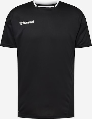 juoda Hummel Sportiniai marškinėliai: priekis