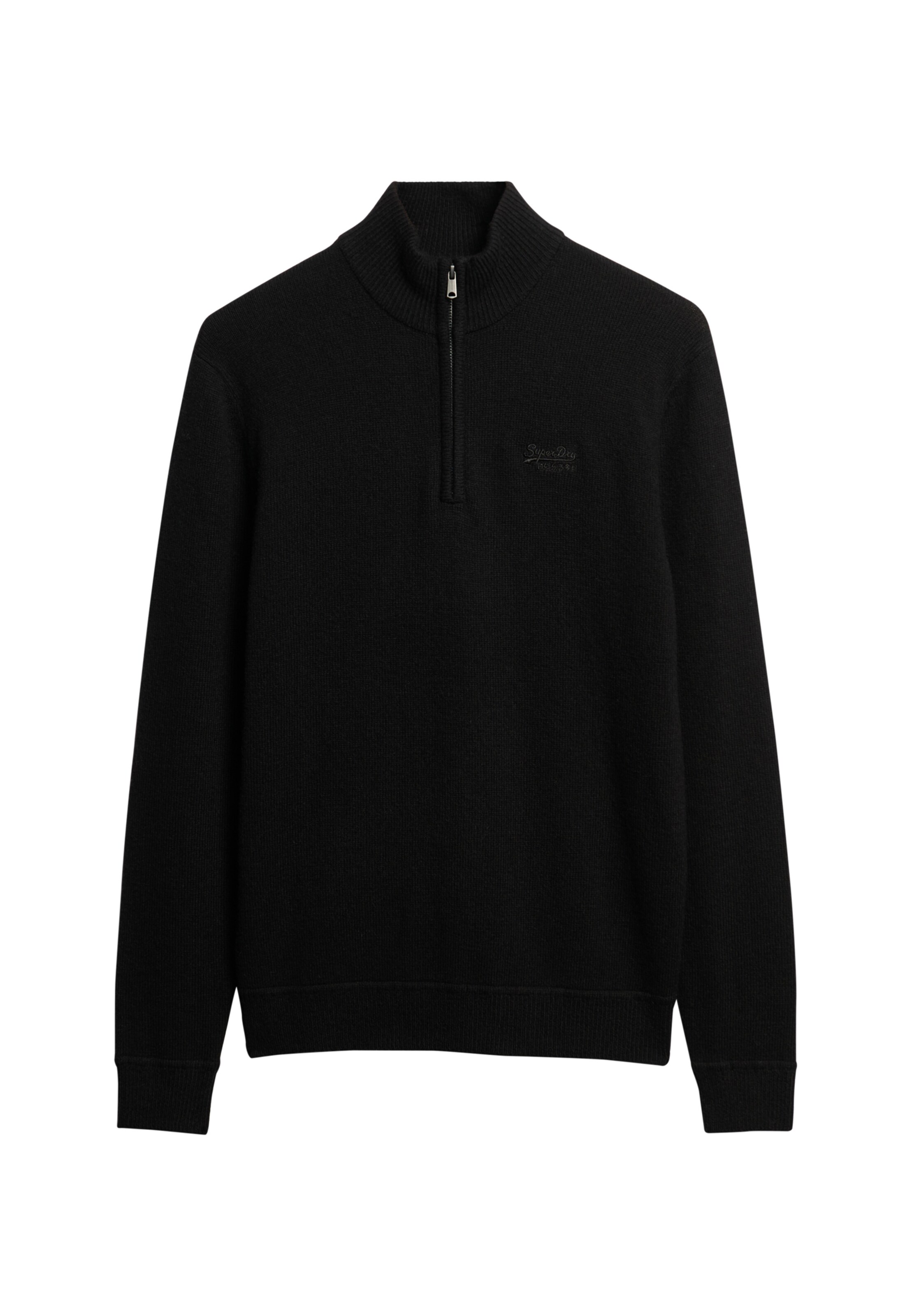 Superdry Pullover 'Essential' in Schwarz: Vorderseite