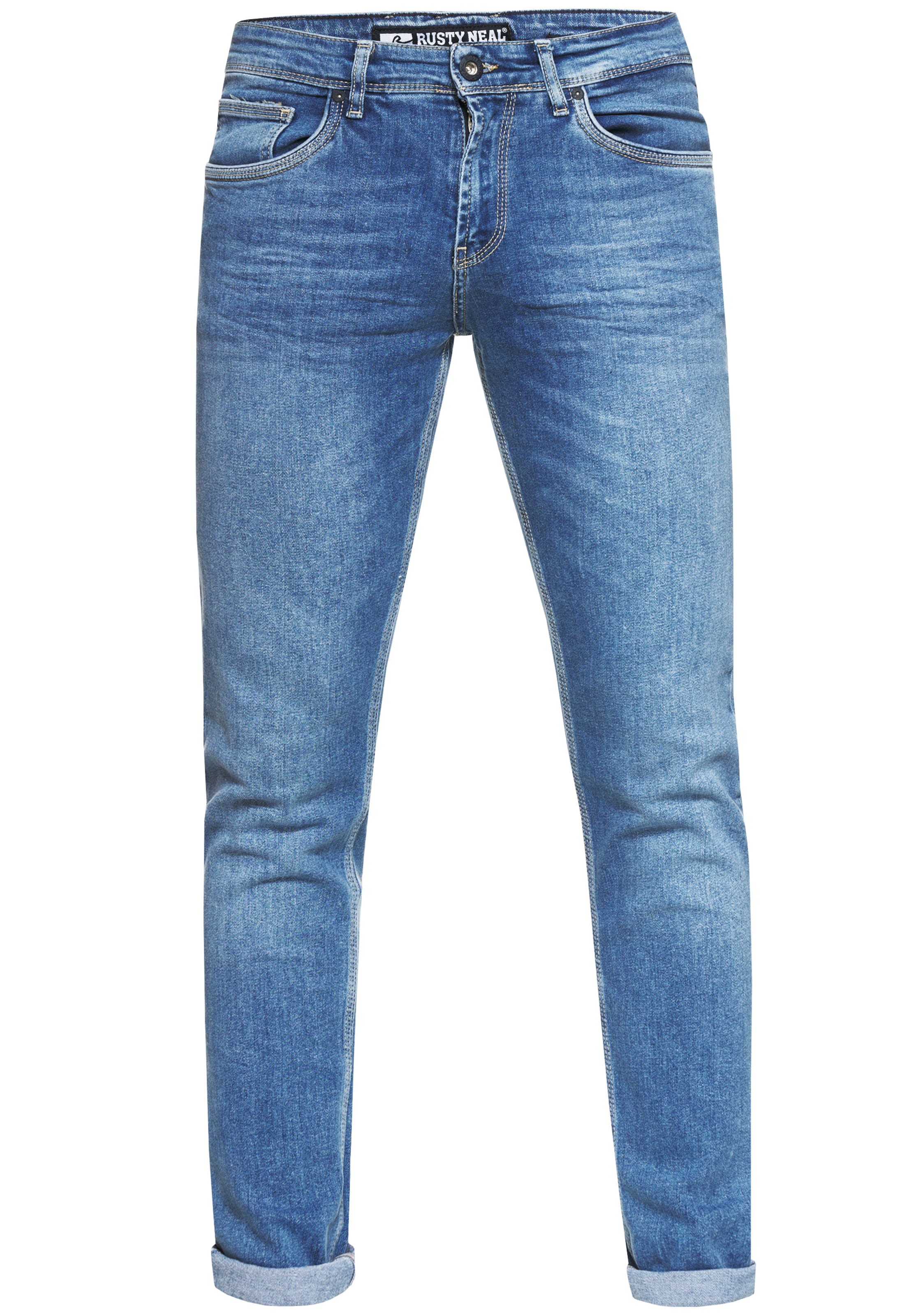 Rusty Neal Slim fit Jeans 'MELVIN' in Blue: front