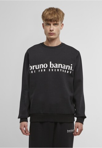 Bruno Banani Sweatshirt in Schwarz: Vorderseite