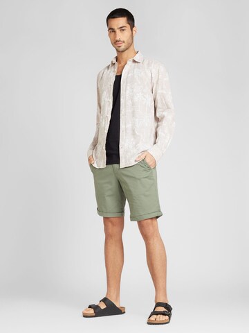 JACK & JONES regular Παντελόνι τσίνο 'MARCO SUMMER' σε πράσινο