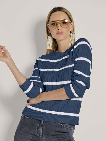 Pull-over MADELEINE en bleu : devant
