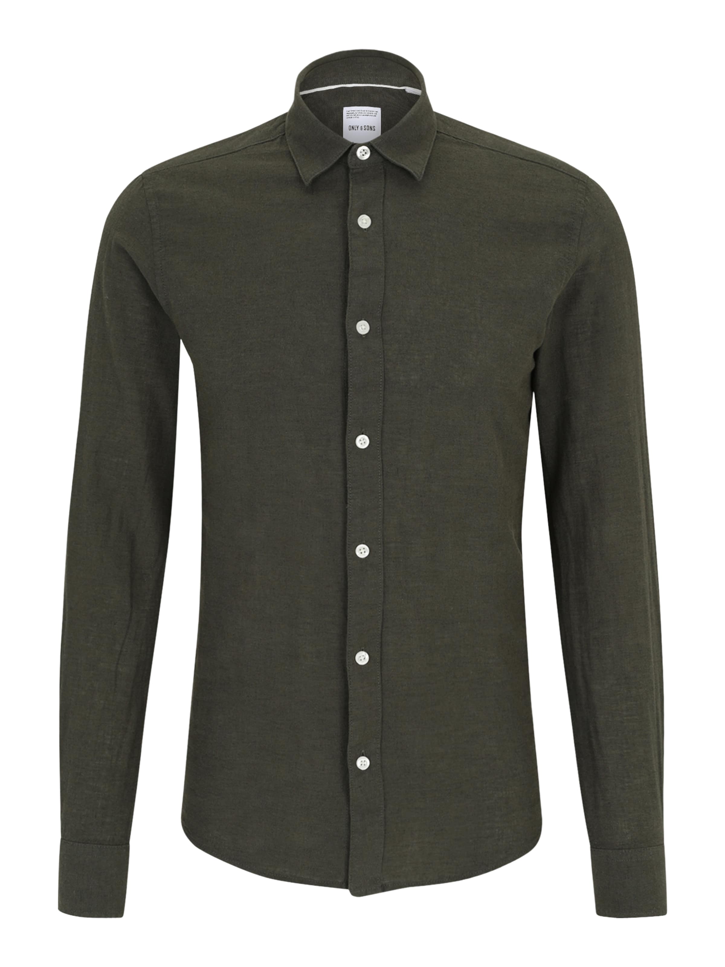 Chemise 'Caiden' Only & Sons en vert : devant