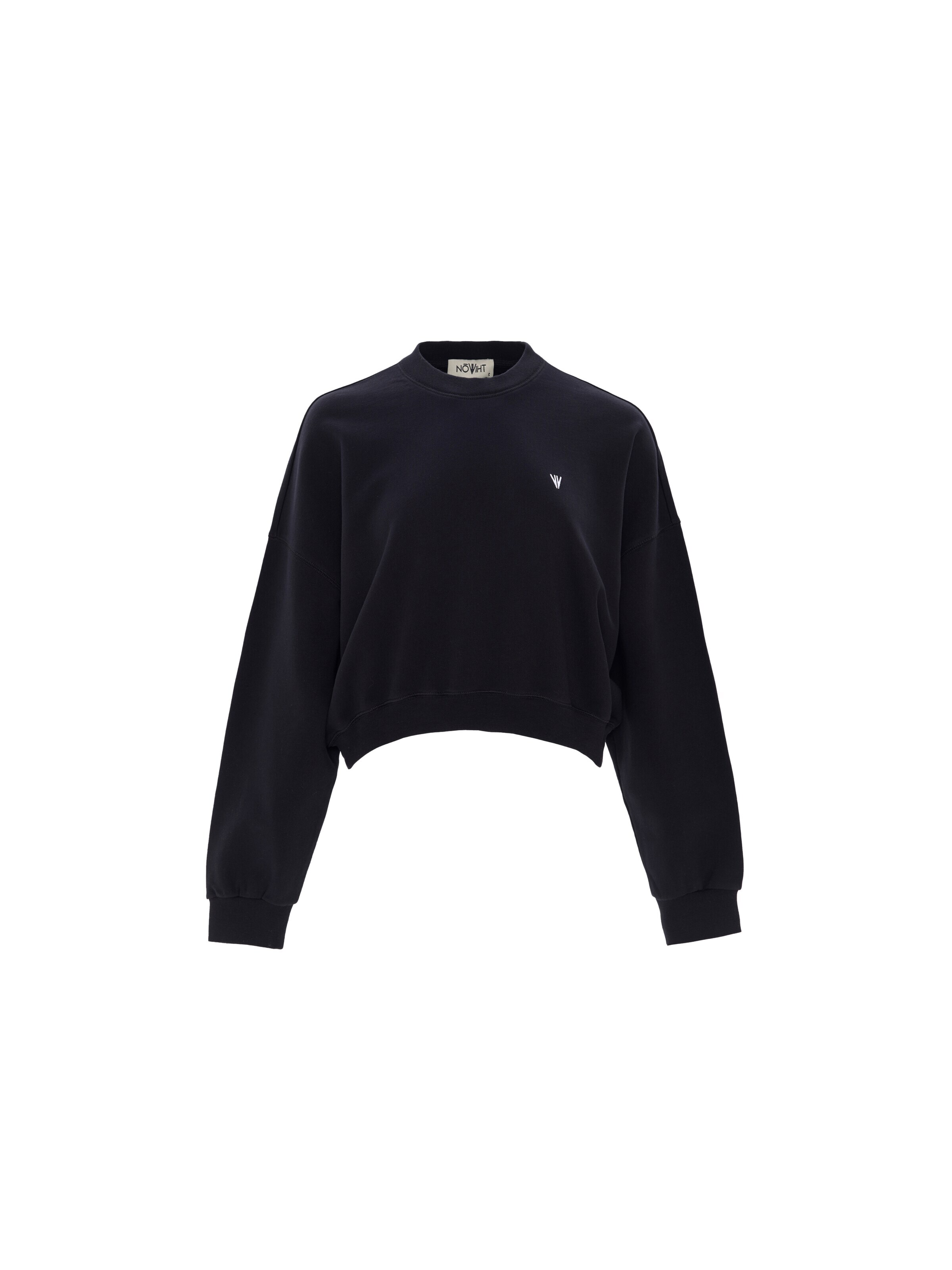 NOWIHT Sweatshirt 'Eulalie' in Zwart: voorkant