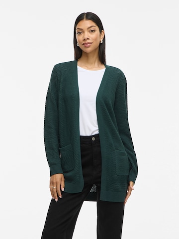 Cardigan 'VIDALO' VILA en vert : devant
