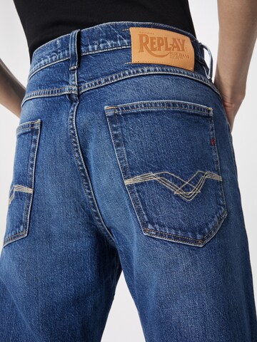 REPLAY regular Jeans 'SANDOT' i blå