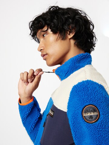 NAPAPIJRI Fleece jas 'YUPIK' in Blauw