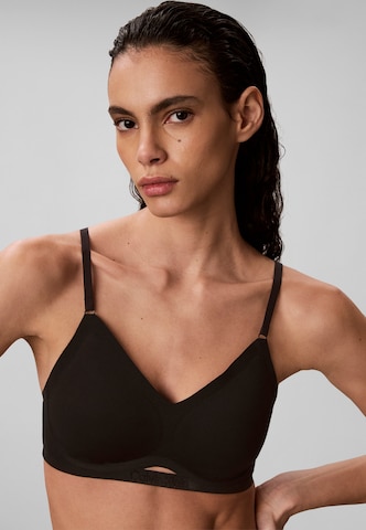 Calvin Klein Korzetová Podprsenka – černá: přední strana