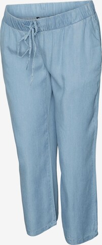 Vero Moda Maternity Wide leg Jeans 'Liliana' in Blauw: voorkant