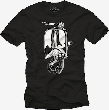 MAKAYA Shirt 'Makaya Roller' in Black: front