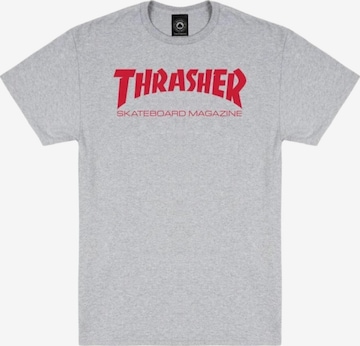 THRASHER Koszulka 'SKATE MAG T-SHIRT' w kolorze szary: przód