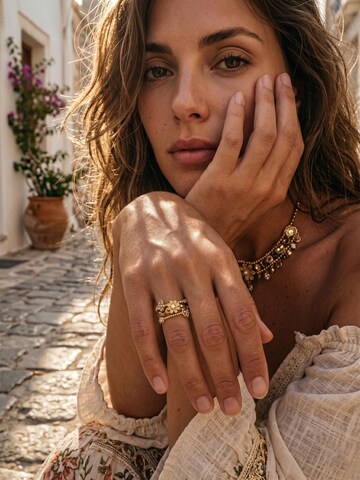 Nemomatheo Ring in Gold: front