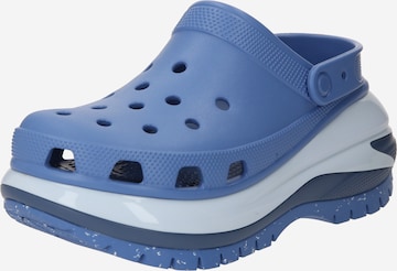Crocs Clogs 'Classic Mega Crush' in Blue: front