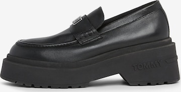 Tommy Jeans Slipper in Schwarz: predná strana