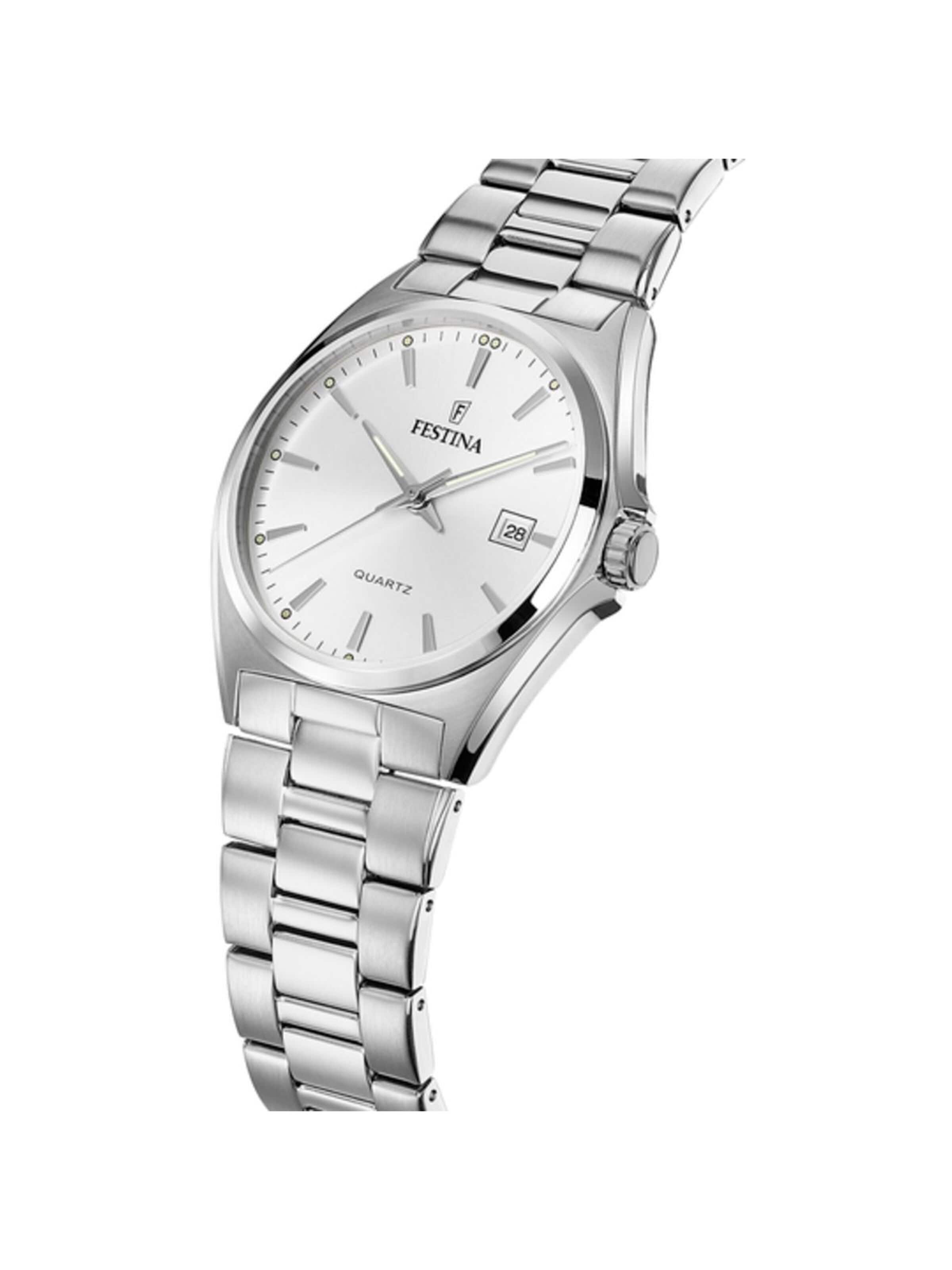Montre à affichage analogique 'ACERO CLASICO' FESTINA en blanc