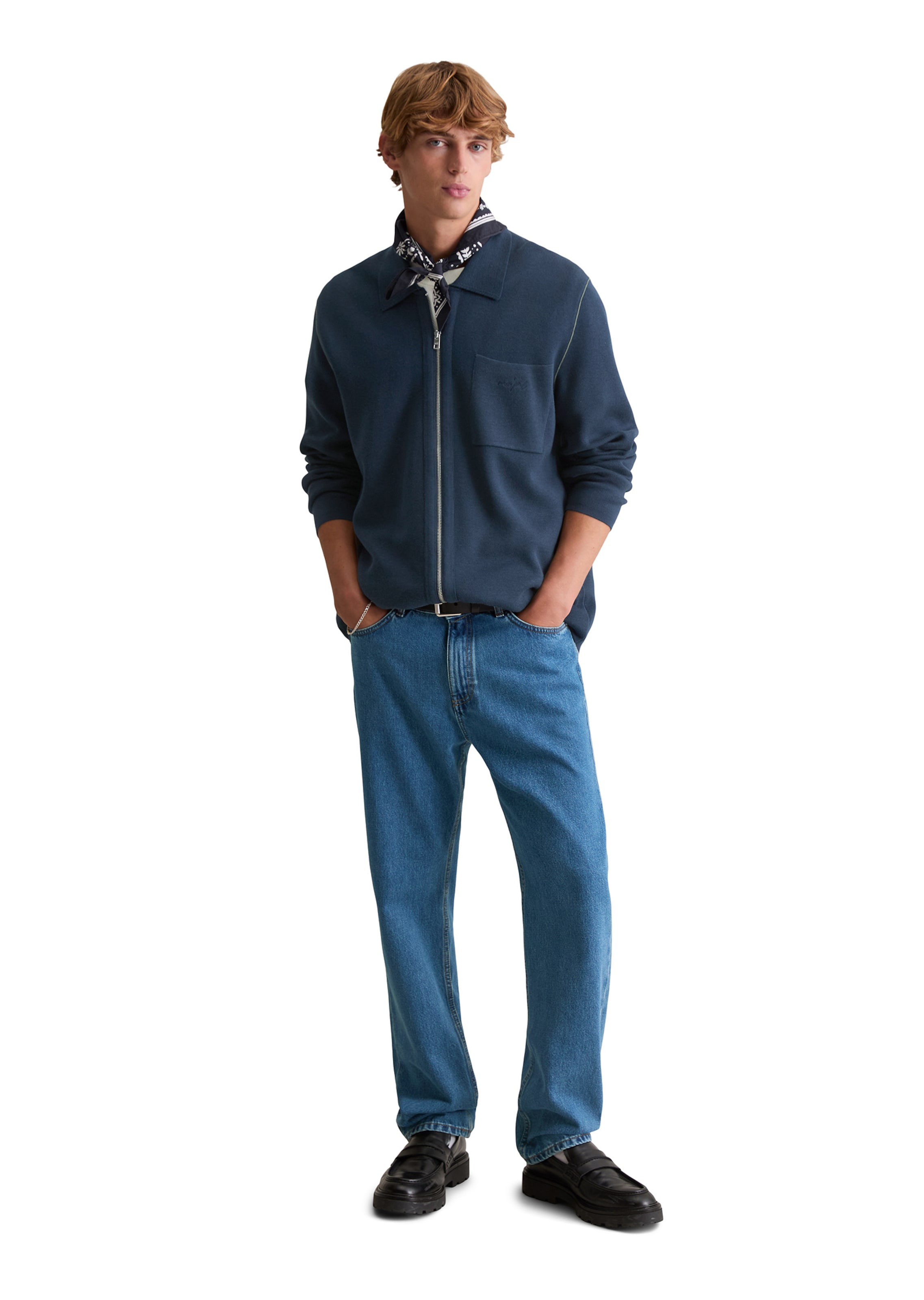 Marc O'Polo DENIM Knit cardigan in Blue