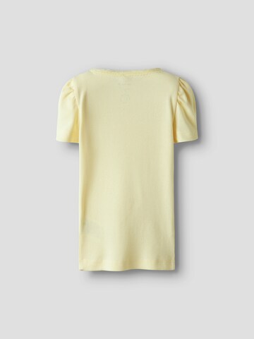 NAME IT Shirt 'NMFKAB' in Yellow