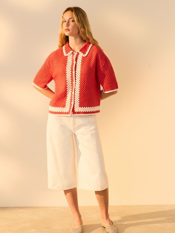Next Bluse in Rot: Vorderseite