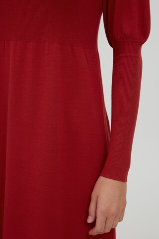 Fransa - Vestido de malha 'FRDEDINA 4' em vermelho