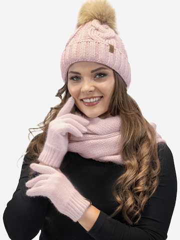 Écharpe tube '7103' Vivisence en rose
