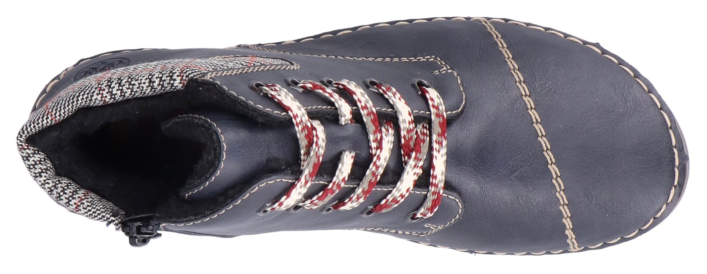 Rieker Schnürstiefel '52541' in Blau