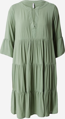 Sublevel Dress in Green: front