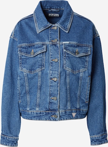 GUESS JEANS Välikausitakki värissä sininen: etupuoli