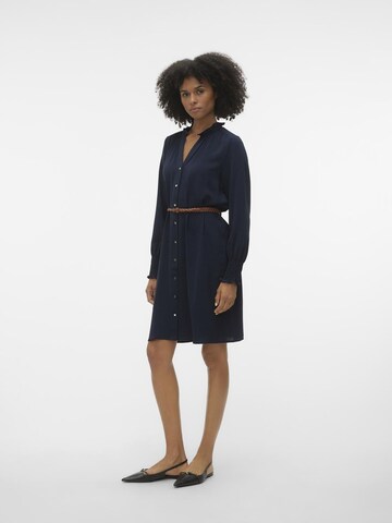 VERO MODA Shirt Dress 'Vibe' in Blue