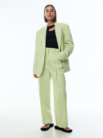 EDITED Regular Pleat-front trousers 'Kaj' in Yellow